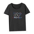 thumbnail image 4 of Camiseta para mujer, ropa de verano, camiseta con cuello redondo para vacaciones en la playa, regalo para mujer SG, 4 of 7