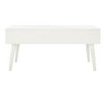 thumbnail image 6 of SAFAVIEH Squall Rustic Square 1 Shelf Coffee Table, Burnt White, 6 of 12