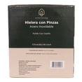 thumbnail image 2 of Hielera con Pinzas Home Trends de Acero Inoxidable Circular 2,839 ml, 2 of 4