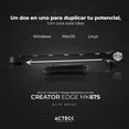 thumbnail image 3 of Kit Teclado y Mouse Acteck Creator Inspire Edge MK675 Inalambrico USB 2.4Ghz Ultra Delgado Negro, 3 of 5