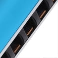 thumbnail image 3 of Harmonica 7-Hole Mini Blues Student Adult Beginner Playing Color Mouth Organ Wind InstrumentD Key Blue, 3 of 4