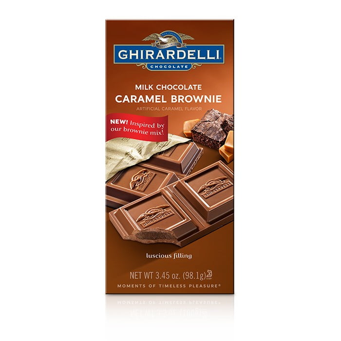 Ghirardelli Milk Chocolate Caramel Brownie, 3.45 Oz.