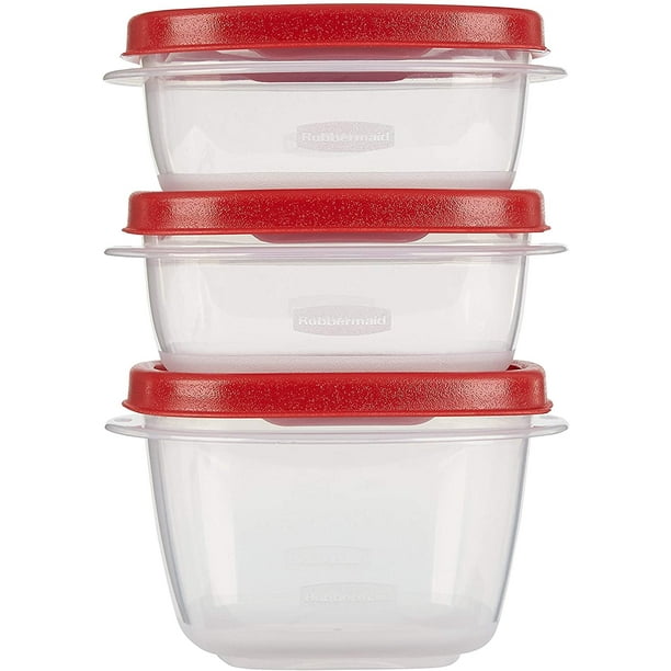 Rubbermaid Easy Find Lids Containers Value Pack, 6Piece Set Walmart