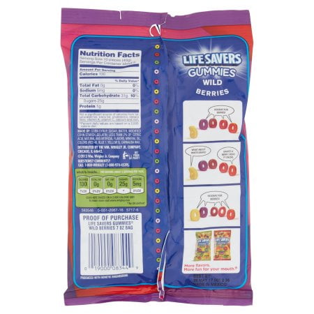 2 Pack Life Savers Wild Berries Chewing Gummies 7 Oz Walmart Com Walmart Com