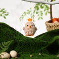 thumbnail image 7 of DefiDgd 3.14inch Mini Plush Chick Doll,Cute Stuffed Chicken Ornament,Soft Plush Doll Set for Easter Birthday Home Decoration,Gift for Families Friends(Coffee), 7 of 7