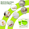 thumbnail image 2 of 200 Pack Stain Remover Wipes, Portable Clothing Stain Cleaning Wipes, Individually Wrapped Travel Wipes for Clothes, Shoes And Surface cleaning of headphones, 2 of 7