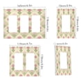 thumbnail image 2 of Yayeee Rocker Switch Wall Plate 1-Gang 4.6"x2.9" Home Decorative Outlet Cover, Pastel Green Geometric, 2 of 6
