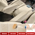 thumbnail image 2 of KBH 2 PCS Front Seat Armrest Cover Replacement for F250 F350 F450 F550 & Ford Excursion 1999-2007, Leather Armrest Protector for Ford Accessories, Beige, 2 of 7