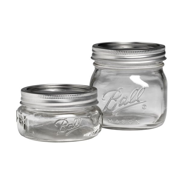 Ball Mason Jars (4) | Ball racks for kitchenware stores - Walmart