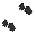 thumbnail image 3 of Jumpingount 1 par de guantes para niños, tejido de invierno para manualidades, cubierta para los dedos, accesorio de ropa, guante de punto con Negro 2piezas, 3 of 6