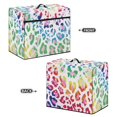 thumbnail image 3 of HELLHERO Colored Textures Sewing Dust Cover 17.7 x 8.6 x 12.5 inches Machine Washable Sewing Machine Sleeve Covers Soft, 3 of 8