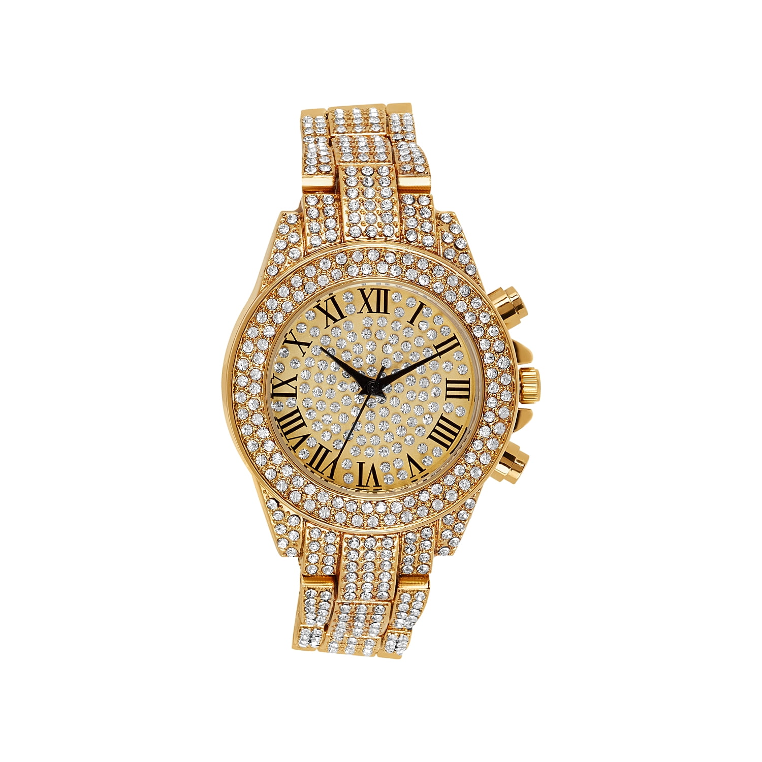 cubic zirconia iced out watch