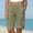 Army Green, variant on Nsxcdh Women's Straight Leg Shorts Elastic Waist Pocket Casual Solid Color Knee Length Summer Beach Walking Shorts Lightweight Breathable Comfortable Weekend Outing XXL Black