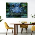 thumbnail image 2 of Shadudu Large Canvas Wall Art Decor - American Alligator Theme - 24x36 Inches - Waterproof Canvas - Home and Commercial Use 36x24in, 2 of 7