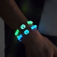 thumbnail image 4 of Luces de Halloween, joyería europea y para parejas de Halloween, nueva cadena de cuentas luminosas para fiestas navideñas, pulsera luminosa con cara de fantasma y calabaza, pulsera noctilucente de Hal, 4 of 7