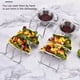 thumbnail image 4 of Soporte para tacos, Estante para tacos de acero inoxidable para restaurante de cocina casera, molle para tacos con cuenco para salsa, 4 of 7