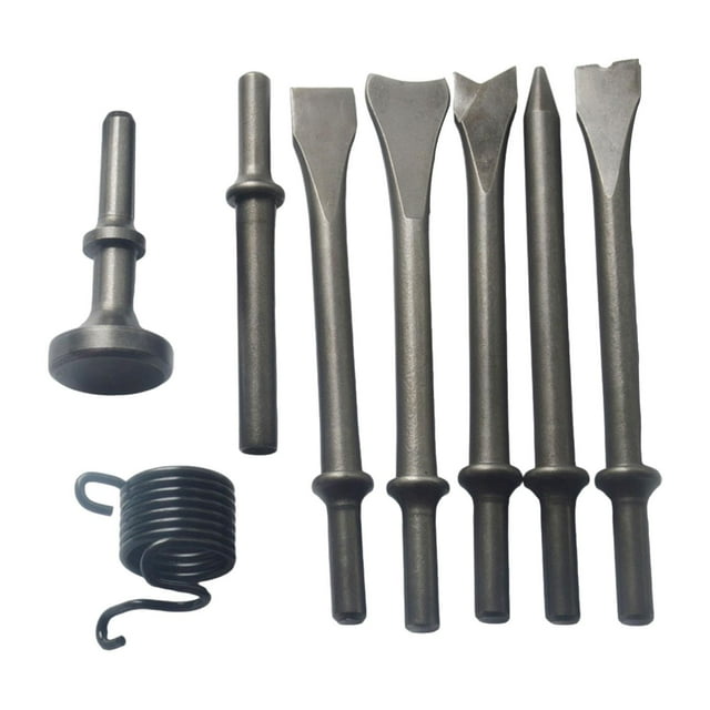 S SERENABLE Ensemble de Bits à Air Bits à Marteau Pneumatiques pour Démolition de Métal Type K