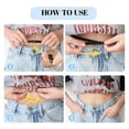 thumbnail image 5 of 4 PCS Crop Adjustable Band, Crop Tool for Shirt, Crop Band for Tucking Shirts, Elastic Belts for Women Tops, Shirt Band, 5 of 5
