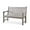 Grey, variant on Psilvam Garden Bench, 2-Person Poly Lumber Patio Bench, All-Weather Outdoor Bench That Never Rot and Fade, Memorial Bench, Suit for Garden, Porch and Park(Grey)