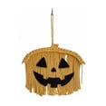 thumbnail image 2 of Halloween Boho Macrame Wall Hanging, Fringe Woven Pumpkin & Bat Shape Tapestry, Cotton Rustic Fall Indoor Decor for Bedroom, Living Room, Mantel (1PC, A), 2 of 9