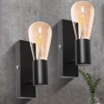thumbnail image 1 of Aplique de pared interior negro Industrial Vintage, luz de pared Led ajustable Retro, pared, 1 of 5