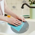 thumbnail image 7 of Nomeni Dish Brush Clearance, 10Pcs Daily Fiber Dish Towel Cleaning Thickened Cleaning Rag Cleaning Supplies Orange, 7 of 7
