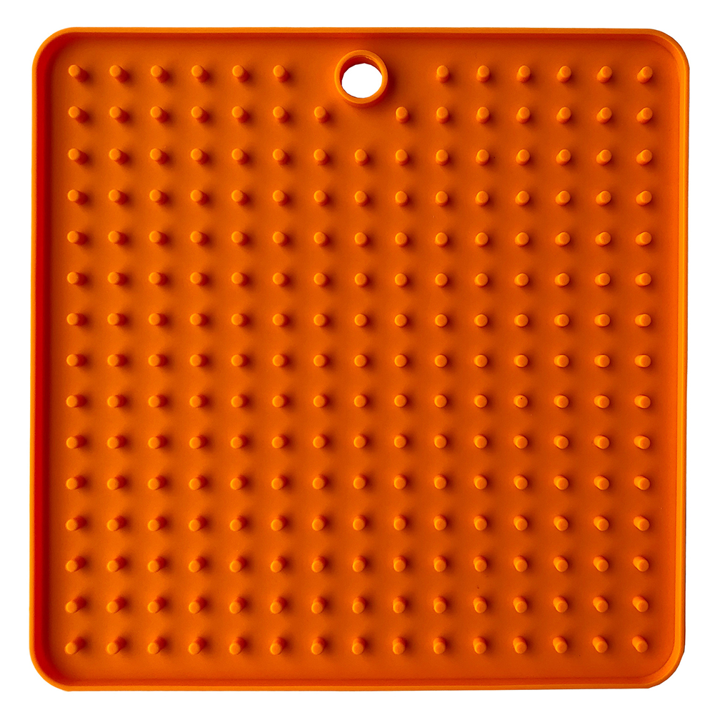 TOPOINT Pet Dog Puppy Cat Slow Feeder Feeding Mat Pad Silicone Bed Dish