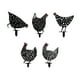 thumbnail image 5 of 5 estacas para jardín de gallinas, decoración para exteriores, regalos de gallinas, adornos, de jardín, silueta de gallina para jardinería, 5 of 8