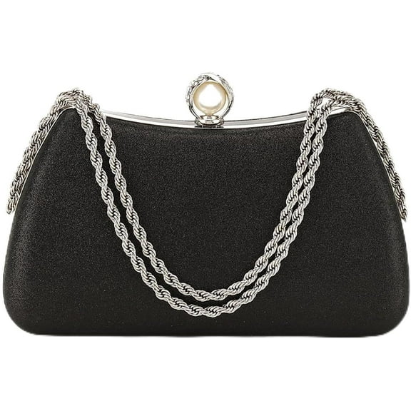 Clutch Purses for Women Shiny Wedding Clutch Cross Body Bag Purses with Chain,Wedding Prom Party Club