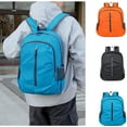 thumbnail image 2 of Fdelink Creative Foldable Backpack Wholesale Outdoor Skin Bag Sports Backpack Men Folding Bag Blue,Backpack*1, 2 of 4