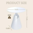 thumbnail image 6 of Vmopu Home Dark Grey Round Table Aluminum Alloy for Outdoor Camping Balcony Strong and Durable, 6 of 8