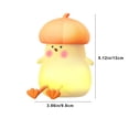 thumbnail image 3 of Boovnll Chicken Night Light Adorable Bedside Table Lamp with Soft Light Timed Multi-Speed Color Temperature, 3 of 6