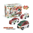 thumbnail image 4 of Afuafu Transform Toy Cars, 3 in 1 Magnetic Collision Deformation Toy Set, Combine into Animal Pulling Cart with Lights & Music, Gift for Kids Ages 3+, 4 of 11