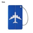 thumbnail image 1 of Reusable Metal Travel Luggage Tags Aluminium Suitcase Labels with Ropes Bag Tag Stainless Steel Loop Name ID Card for Suitcase blue, 1 of 6