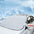 thumbnail image 4 of BotaniNest 4 Layer Windshield Cover Thermal Insulation & Frost With Easy Installation, 4 of 6