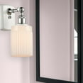 thumbnail image 2 of Innovations Lighting 516-1W Hadley Hadley 9" Tall Bathroom Sconce - White and Polished, 2 of 7