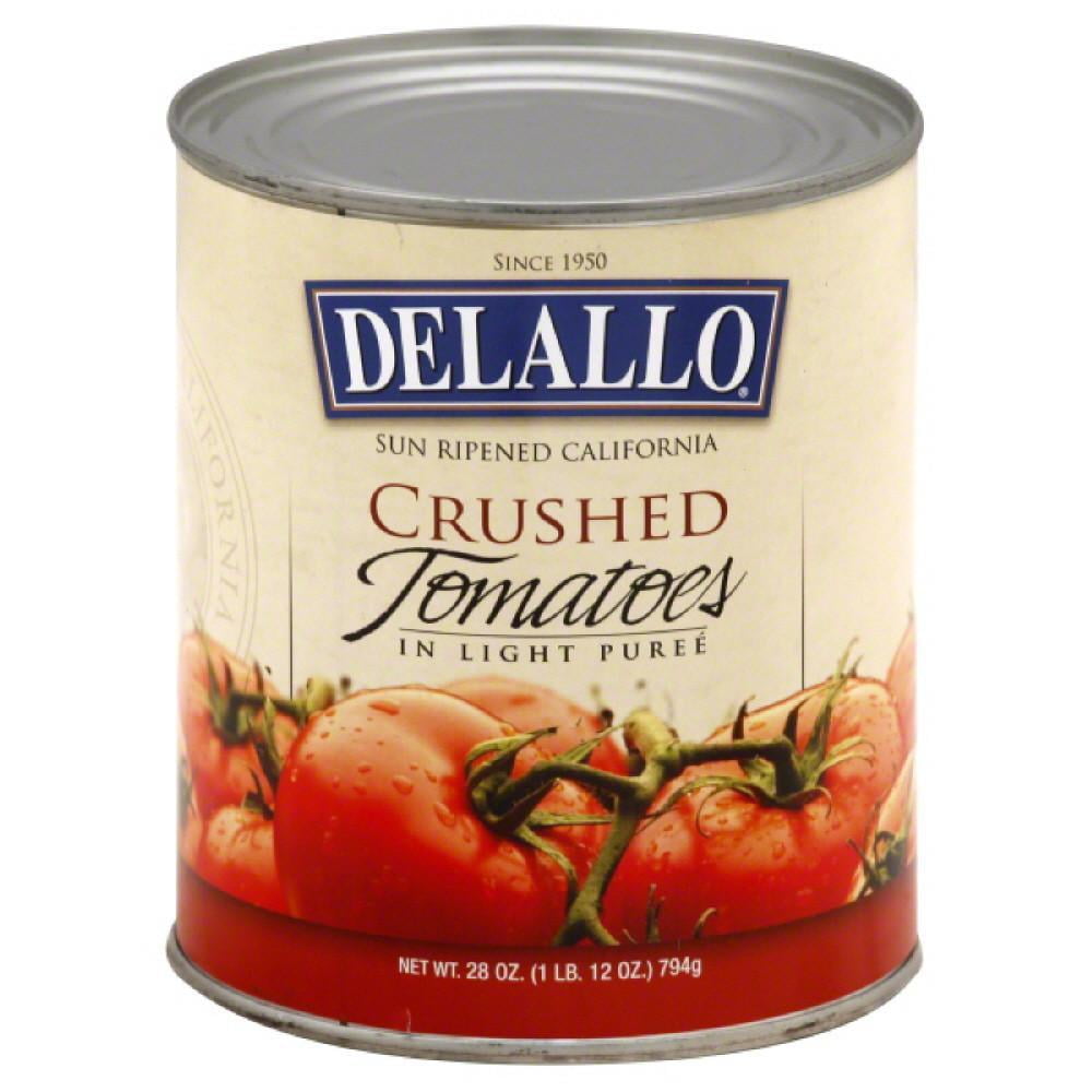 DeLallo Crushed Tomatoes in Light Puree, 28 Oz (Pack of 12