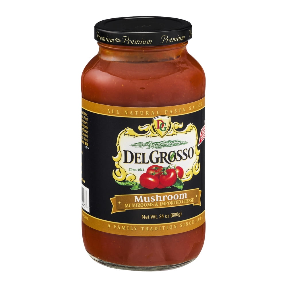 (12 pack) DelGrosso All Natural Pasta Sauce Mushroom