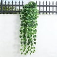 thumbnail image 4 of 37.4 Inch Artificial Hanging Vine with Hook – Realistic Fake Ivy & Grape Leaf Garland for Wall Decor – Silk-Like Faux Greenery for Indoor Outdoor, Wedding, Office & Home, 4 of 6