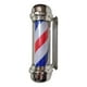 thumbnail image 1 of Letrero de tienda de peluquería a prueba de agua, montado en la pared giratoria, raya, lámpara de poste de barbero para salón de belleza, barbería int, 1 of 8