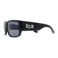 thumbnail image 3 of Locs Oversize Squared Rectangle Spider Web Arm Hardcore Cholo Sunglasses Black Web, 3 of 4