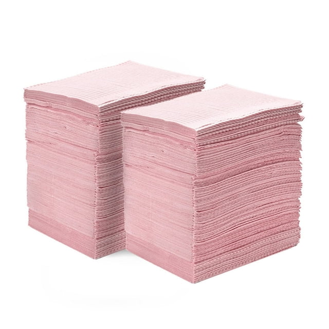 125 Pieces Tablecloths Cleaning Pads Three Layers Single-use Bibs Napkins