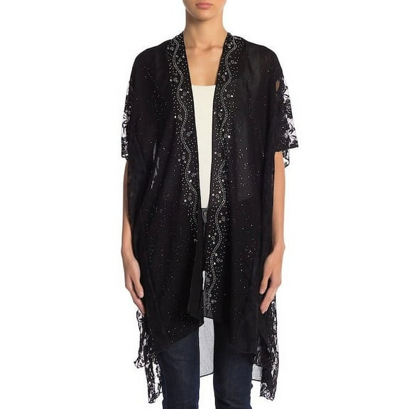FLORAL LACE KIMONO