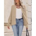 thumbnail image 3 of Zeagoo Cardigan Sweaters for Women Long Sleeve Chunky Knit Cardigan CEW Neck Button Down Fall Fashion, 3 of 6