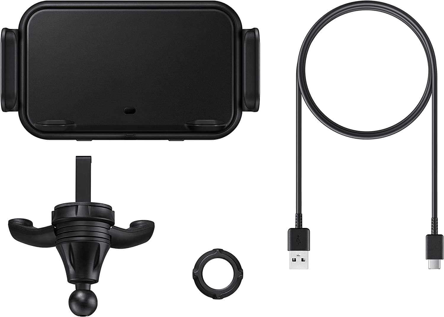 SAMSUNG Wireless Car Charger Fast Charge 2022, Universally Compatible with Qi Enabled Phones in Vehicle - Retail Packaging - Black