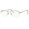 Elasta 7033 Semi-Rimless Rectangular Bakelite Eyeglasses