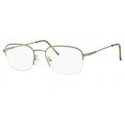 Elasta 7033 Semi-Rimless Rectangular Bakelite Eyeglasses