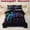 Black, variant on Gaming Controller Bedding Set with Play Unlimited Design, Cartoon Game Pad Comforter Set, Colorful Neon Style, Includes 1 Comforter and 2 Pillowcases (088, Twin)