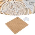 thumbnail image 1 of Macrame Board Double Sided DIY Macrame Project Board Braiding with 30 T Pins and Needle Plate for Jewelry Making Bracelets Display, 1 of 7