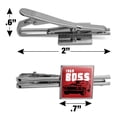 thumbnail image 3 of Ford Mustang 1969 Boss Square Tie Bar Clip Clasp Tack- Silver or Gold, 3 of 6